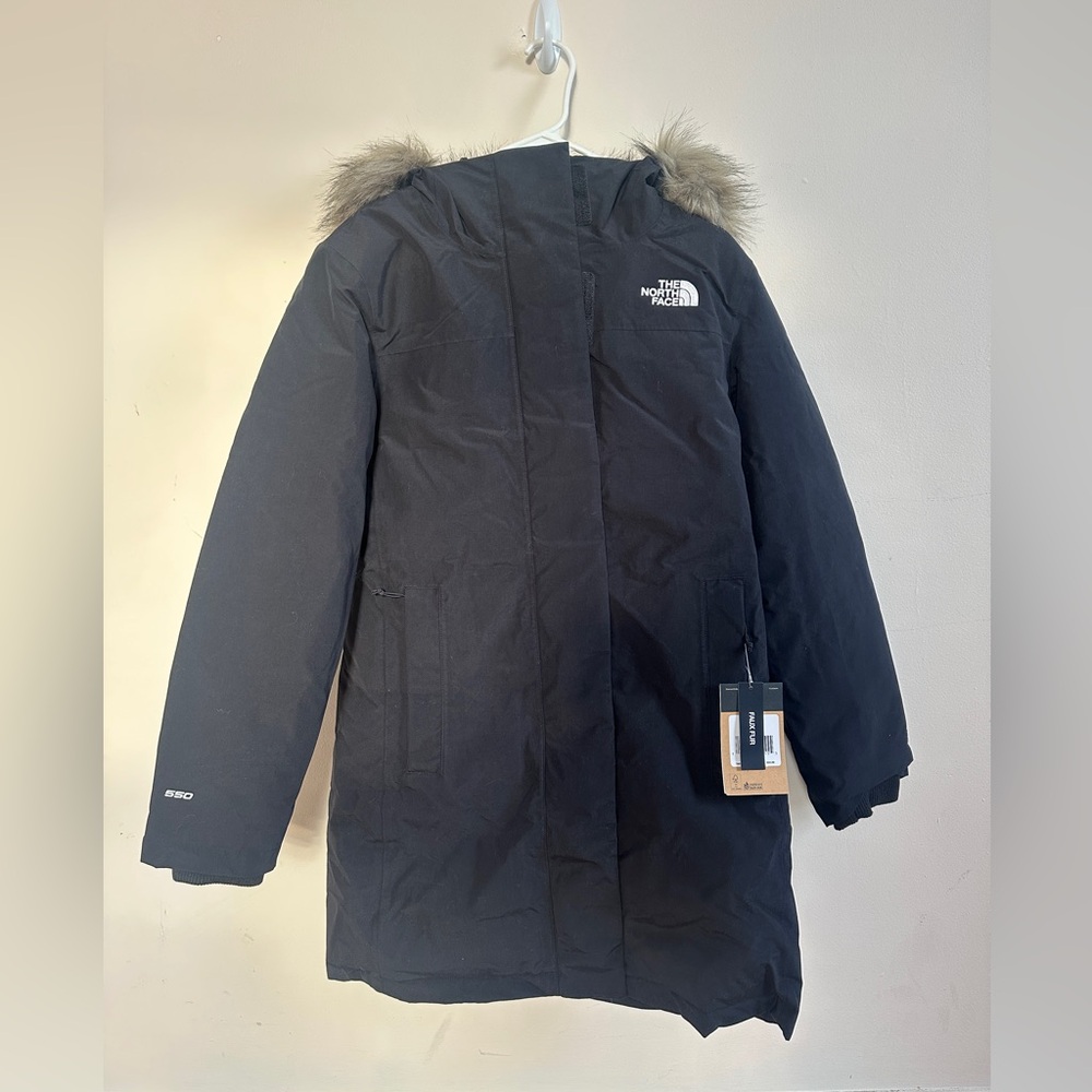 NWT North Face Women's Arctic Parka- Small-Black - Picture 2 of 9
